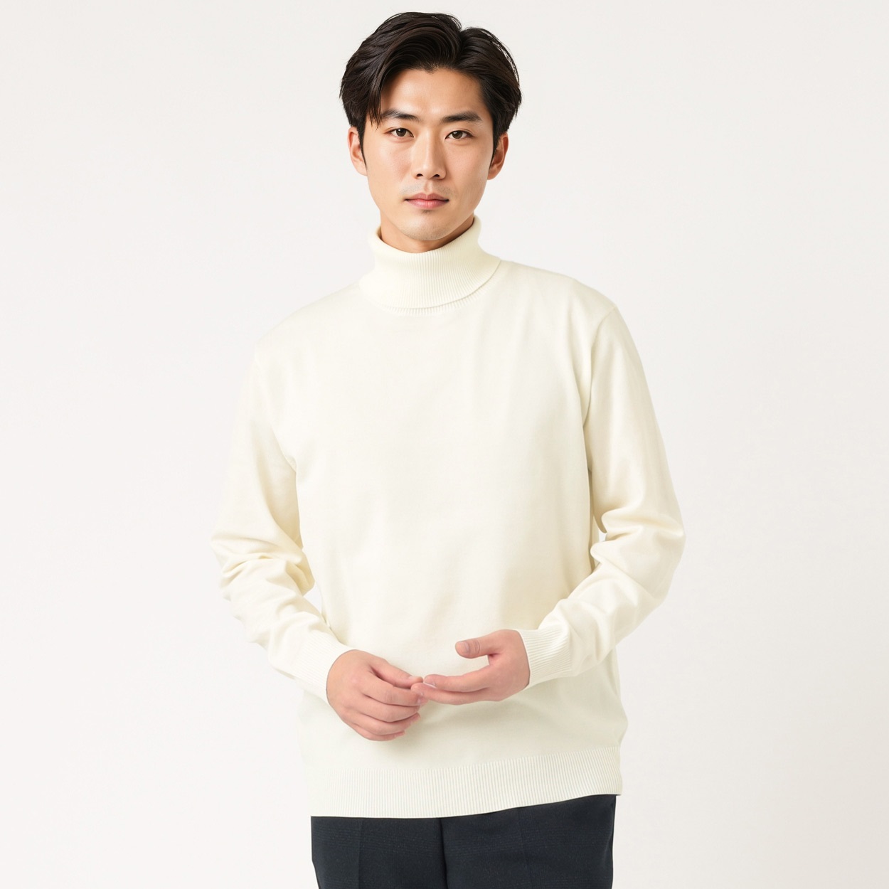 RECESSIONISTA 14G天竺タートルネックセーター メンズ | イオン