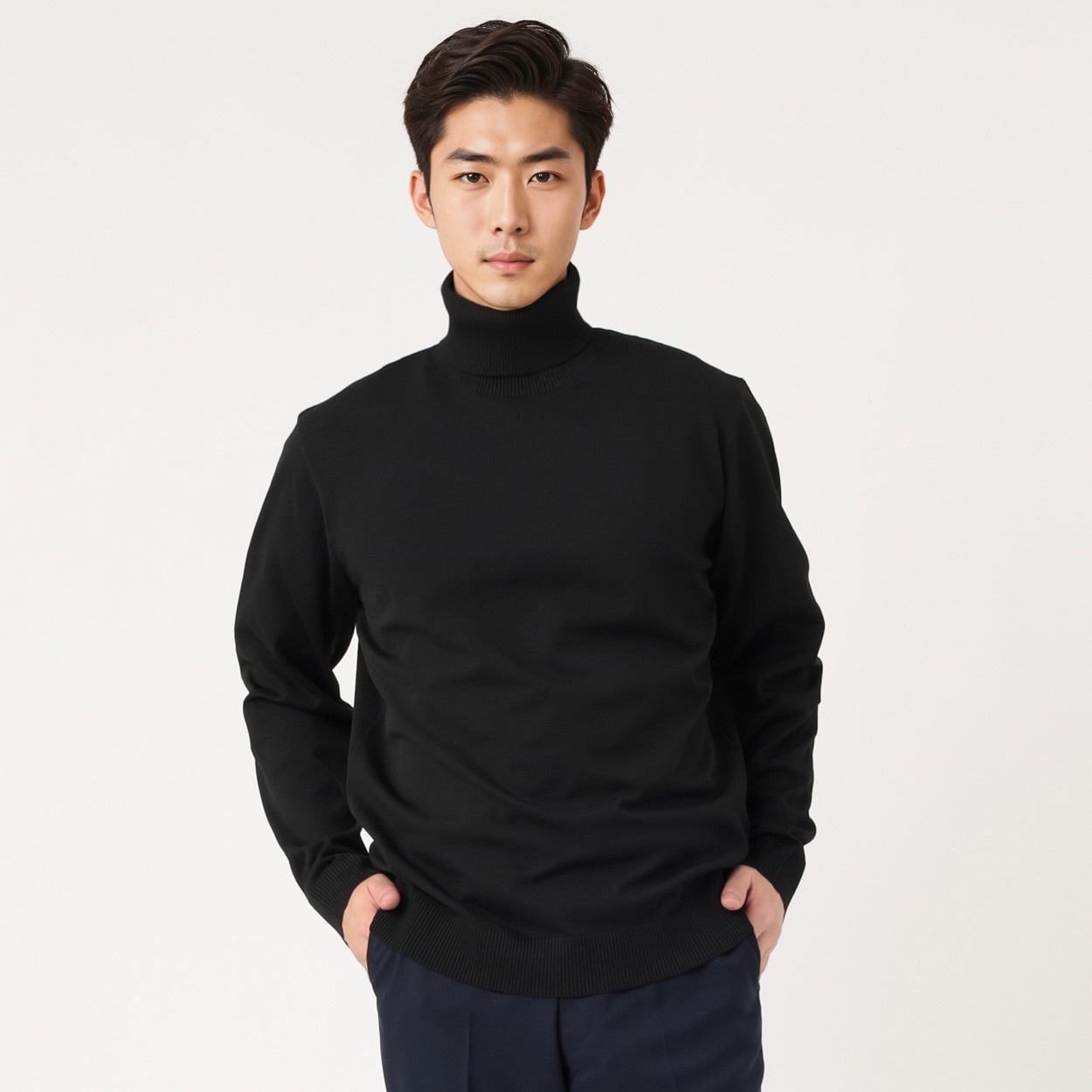 RECESSIONISTA 14G天竺タートルネックセーター メンズ | イオン