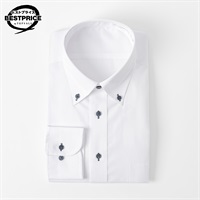  形態安定長袖ドレスシャツ ボタンダウン衿 レギュラーフィット メンズ  トップバリュベストプライス(TOPVALU BESTPRICE )(シロ-39-80)