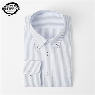  形態安定長袖ドレスシャツ ボタンダウン衿 レギュラーフィット メンズ  トップバリュベストプライス(TOPVALU BESTPRICE )