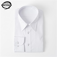 形態安定長袖ドレスシャツ レギュラーカラー レギュラーフィット メンズ  トップバリュベストプライス (TOPVALU BESTPRICE ） (ウスグレー-39-80)