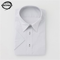 形態安定半袖ドレスシャツ レギュラー衿 レギュラーフィット メンズ  トップバリュベストプライス (TOPVALU BESTPRICE ）(ウスクロ-45)
