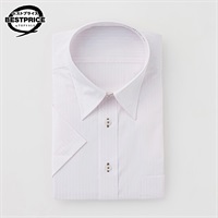 形態安定半袖ドレスシャツ レギュラー衿 レギュラーフィット メンズ  トップバリュベストプライス (TOPVALU BESTPRICE ）(ウスアカ-39)