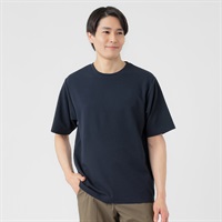NEO FIT ボーダージャガードクルーネックTシャツ メンズ(コイアオ-M)