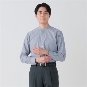 清涼快適オフィスカジュアル スリムフィット メンズ hiromichi nakano(ヒロミチナカノ)(コイアオ-M)