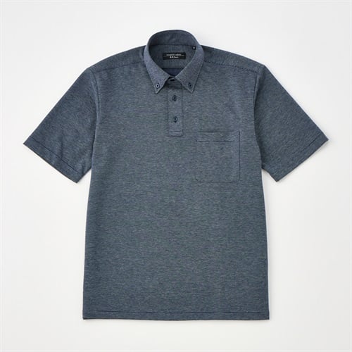 ポロシャツ ボタンダウン メンズ hiromichi nakano(ヒロミチナカノ)(コイアオ-M)