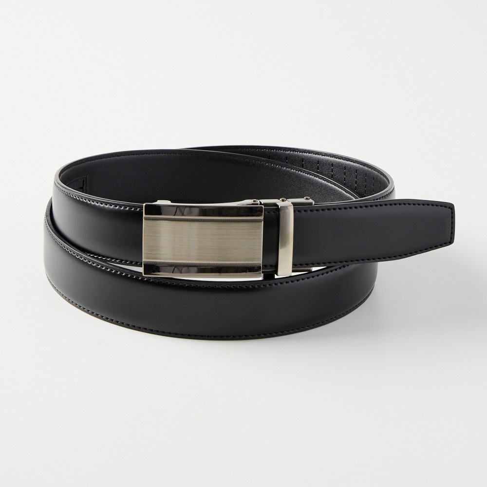 プッシュスライド式ロックベルト（メタル）メンズ | イオンスタイル