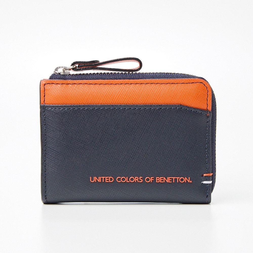BENETTON カラーコンビ L型ファスナー付き小銭入れ メンズ | イオン
