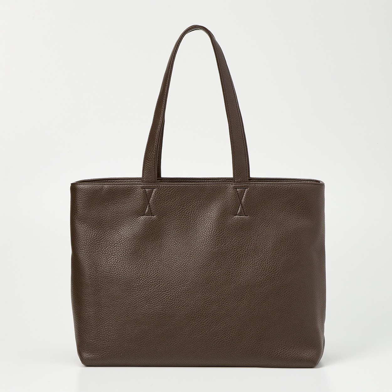 ブラウン トートバッグ ファスナー付き VitaFelice（ヴィータフェリーチェ） トートバッグ レディース 軽量