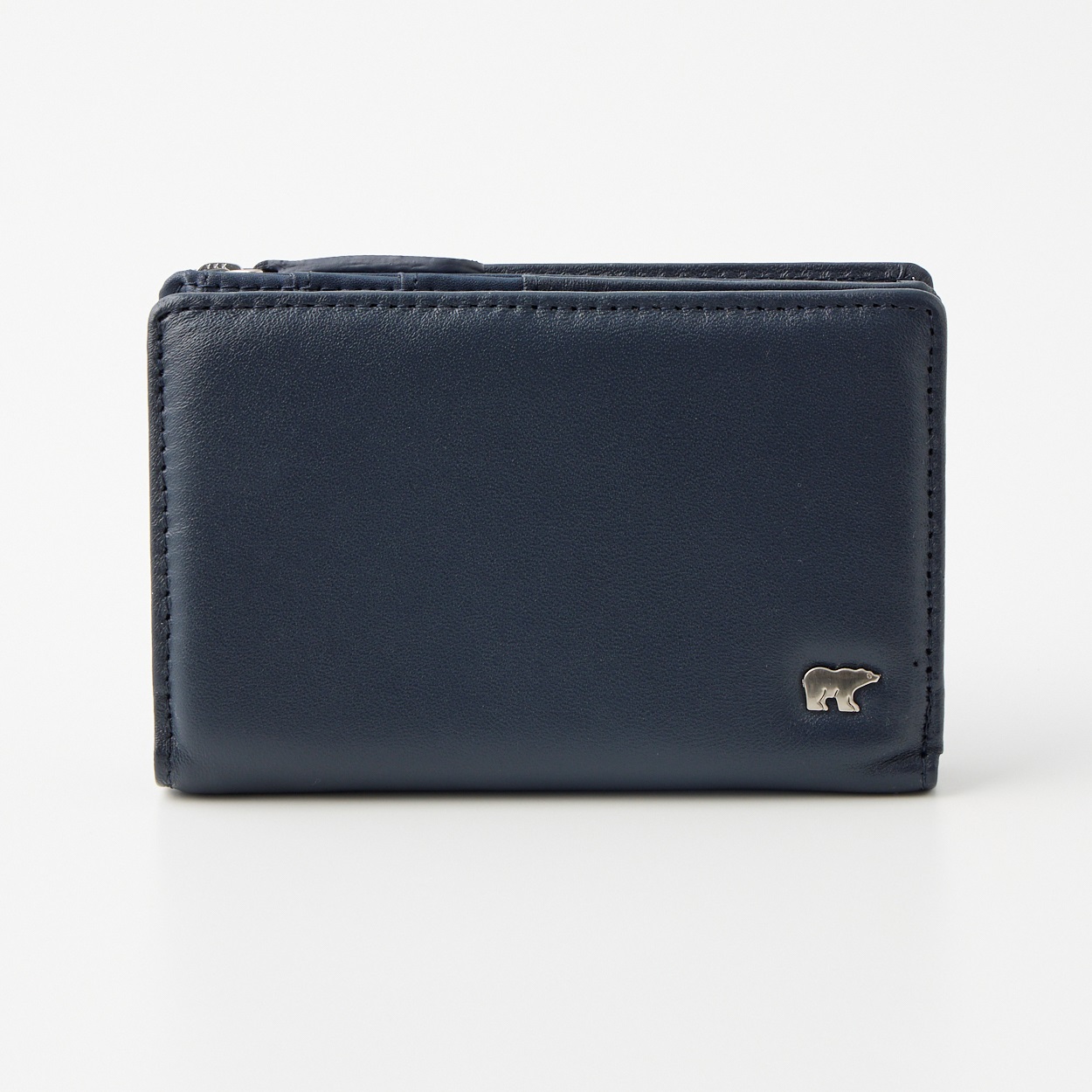 羊革L字ファスナー二つ折り財布 メンズ Golden Bear(ゴールデンベア)(コイアオ-ｺﾐ)