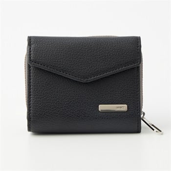 CROCODILE 本革 二つ折り財布 メンズ ゴートレザー 山羊革 ソフト