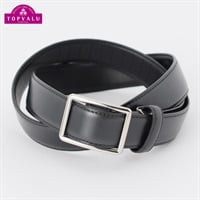 トップバリュ(TOPVALU) スクエアバックルホールレスベルト メンズ