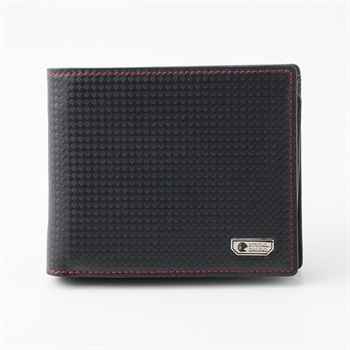 CROCODILE 本革 二つ折り財布 メンズ ゴートレザー 山羊革 ソフト