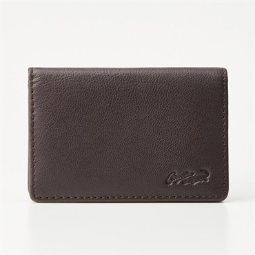 CROCODILE　本革 名刺入れ 　メンズ　カードケース ゴートレザー 山羊革 ソフトタッチ 