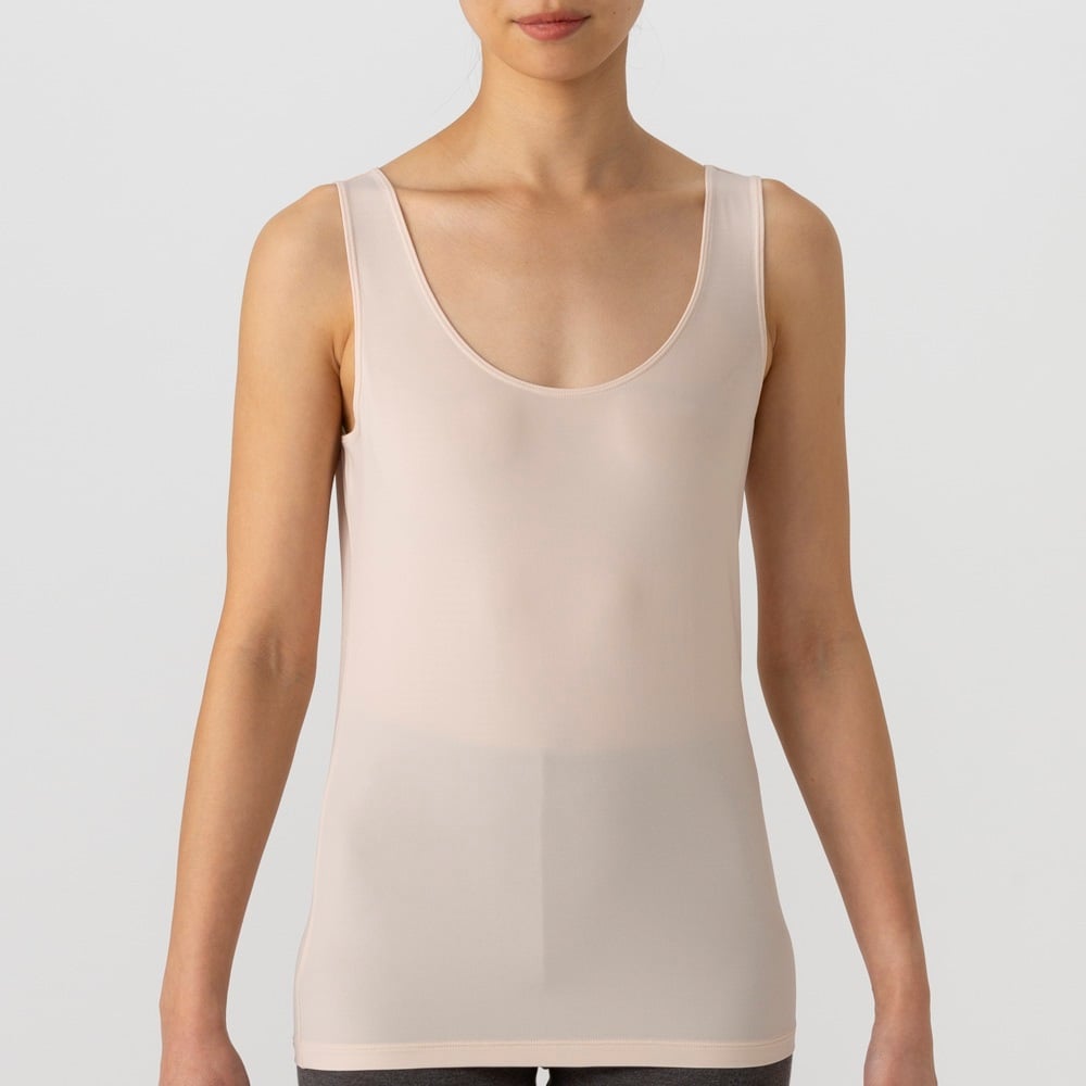 SilkyFACT タンクトップ レディス トップバリュ PEACE FIT(ピースフィット)(hk)(ウスベ－ジュ-XL)