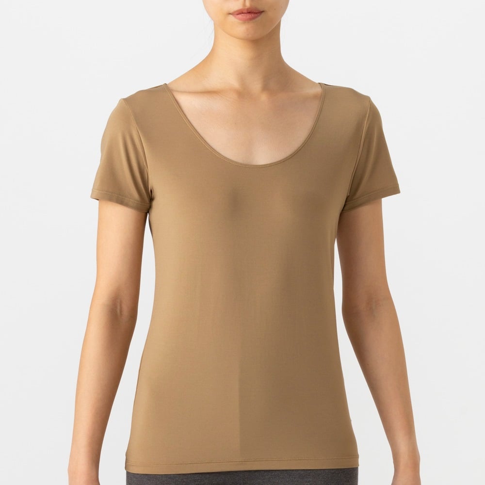 SilkyFACT 3分袖 レディス トップバリュ PEACE FIT(ピースフィット)(hk)(コイミドリ-XL)