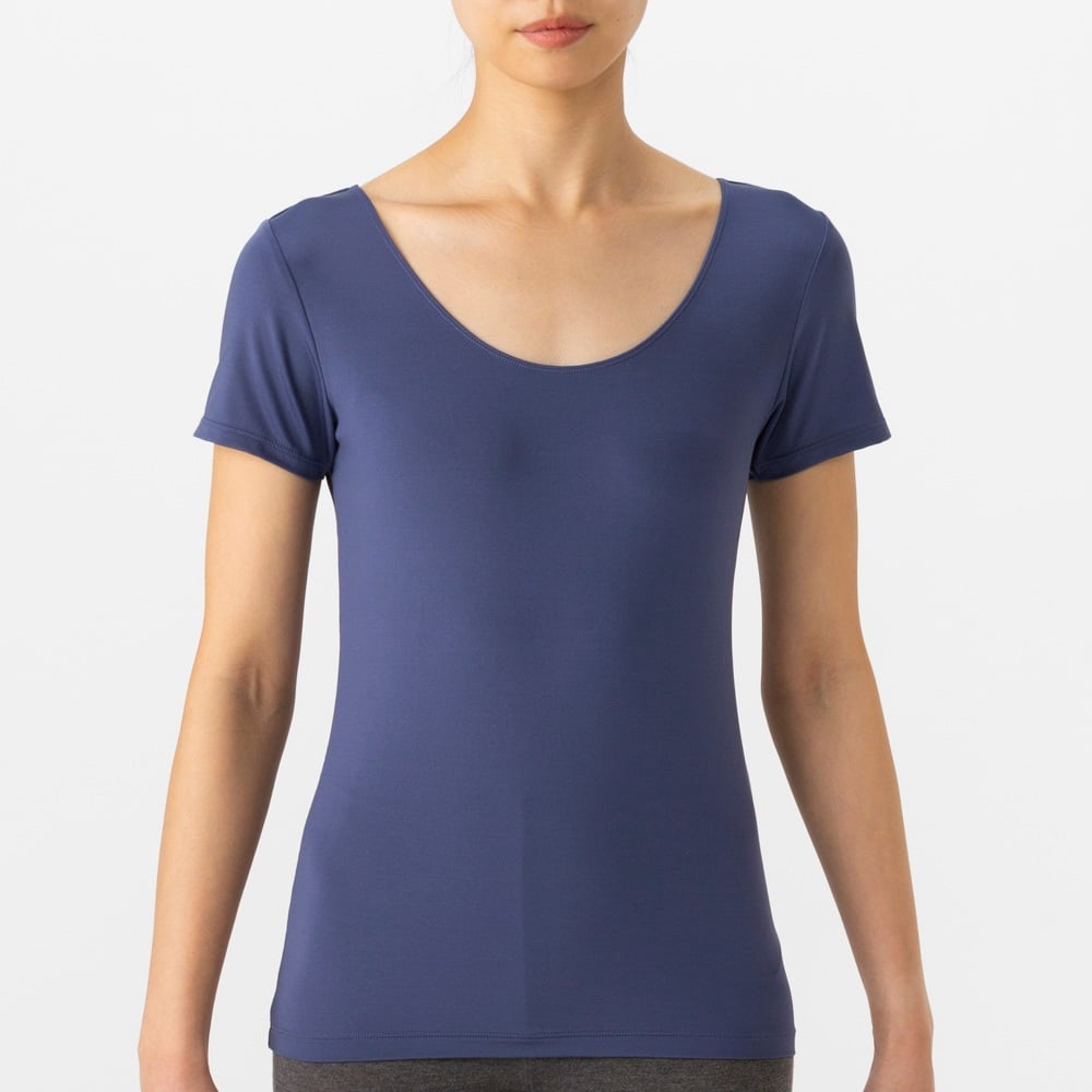 SilkyFACT 3分袖 レディス トップバリュ PEACE FIT(ピースフィット)(hk)(コイアオ-2XL)