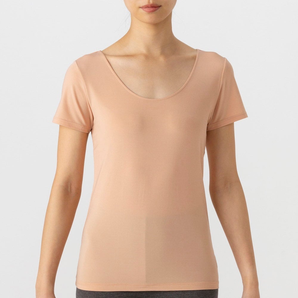 SilkyFACT 3分袖 レディス トップバリュ PEACE FIT(ピースフィット)(hk)(Ａコイベ－ジュ-XL)
