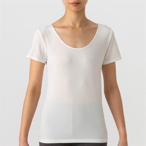 SilkyFACT 3分袖 レディス トップバリュ PEACE FIT(ピースフィット)(hk)(オフ-L)