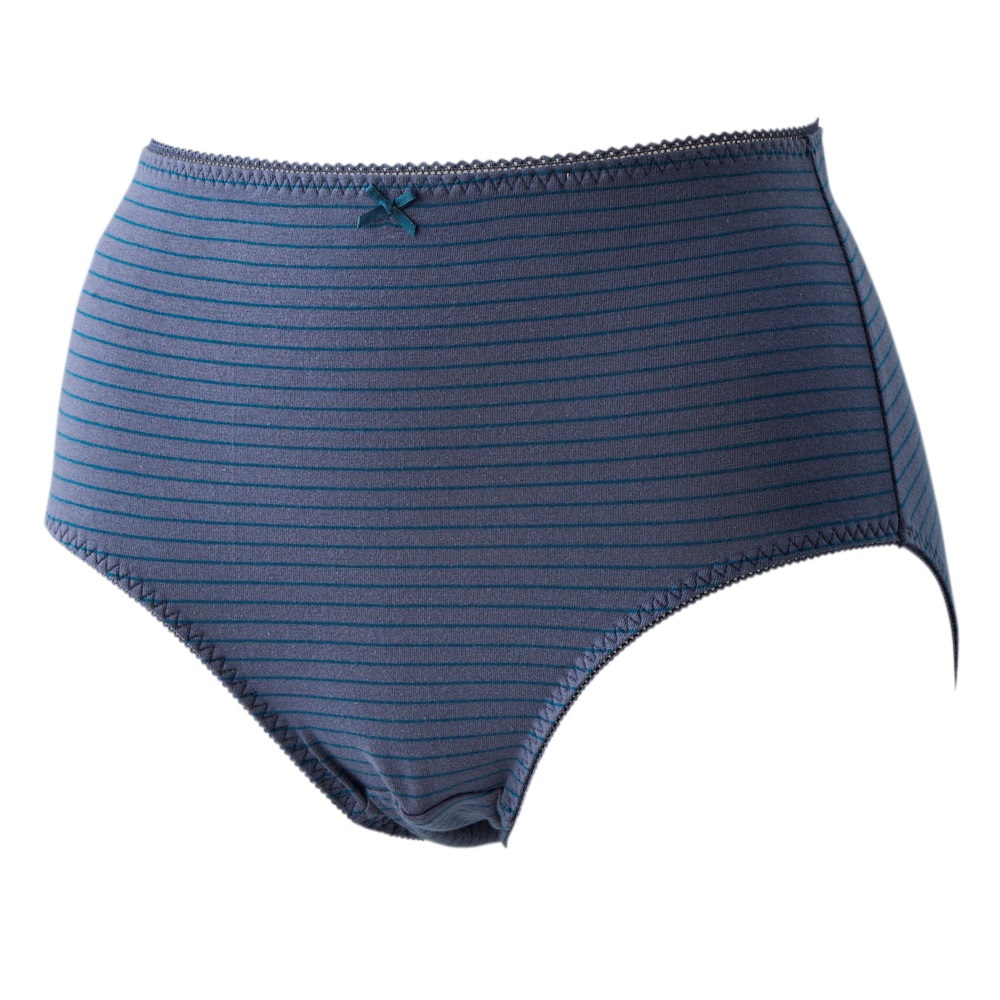 よりどりショーツクローゼット 綿混ボーダー柄ふつう大寸 レディス