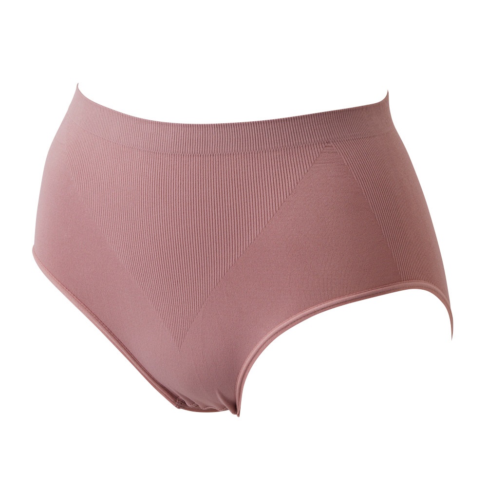 お尻立体編みショーツ ふつう丈 レディス トップバリュ Mirai Beauty(ミライビューティ)(ピンク-XL)