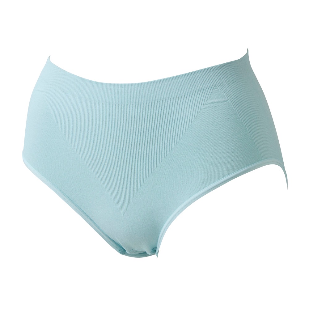 お尻立体編みショーツ ふつう丈 レディス トップバリュ Mirai Beauty(ミライビューティ)(ミドリ-XL)