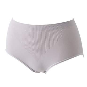 お尻立体編みショーツ ふつう丈 レディス トップバリュ Mirai Beauty(ミライビューティ)(ウスグレー-2XL)