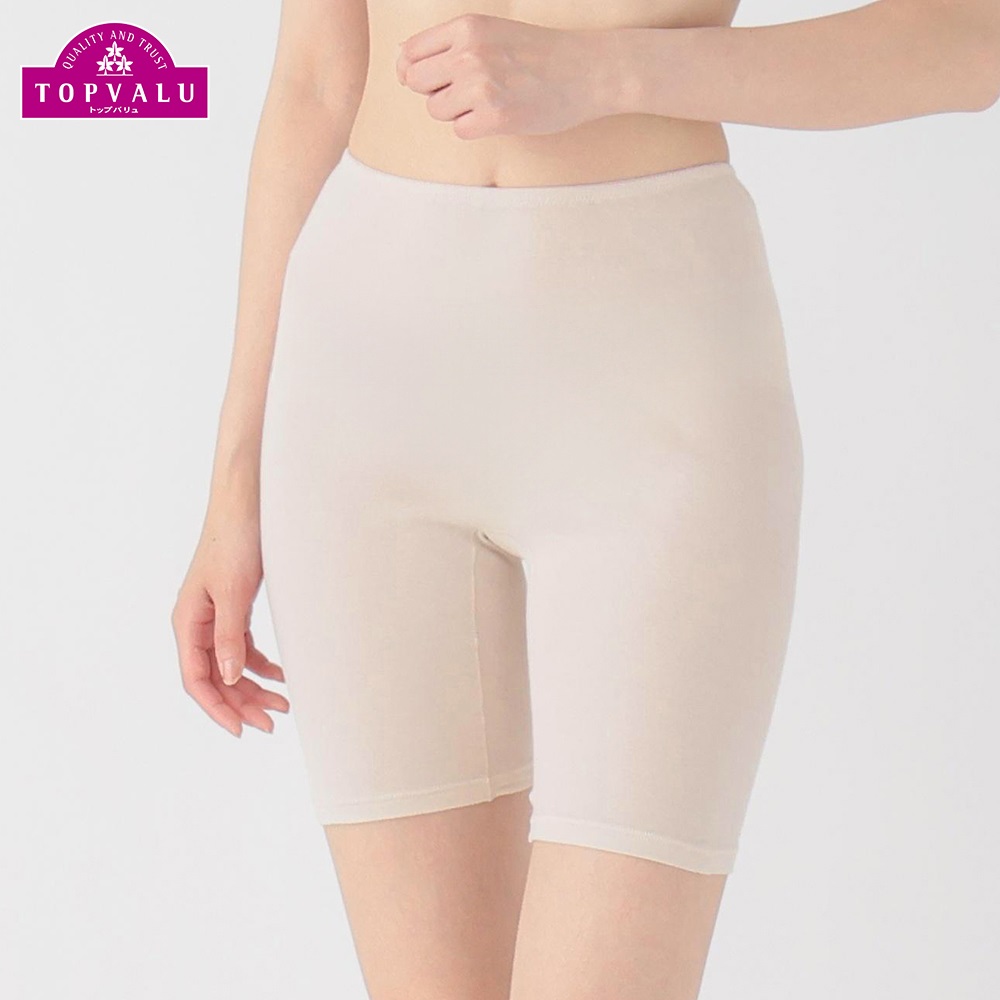 クリーミーコットンのオーガニックコットン　オールインワン 保湿インナー オーガニックコットン100％（身生地） 3分丈 レディス