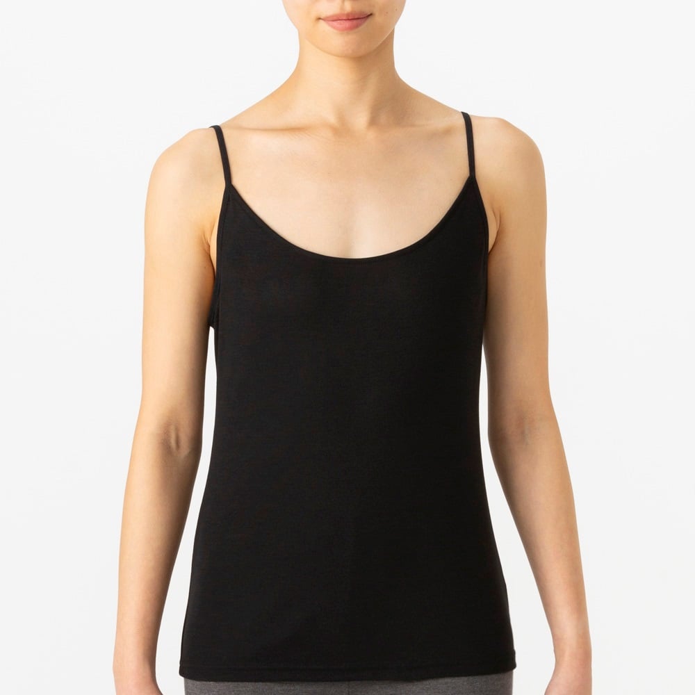 COOL キャミソール レディス トップバリュ PEACE FIT(ピースフィット)(クロ-2XL)