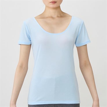 COOL 3分袖 レディス トップバリュ PEACE FIT(ピースフィット)(Ａウスアオ-2XL)