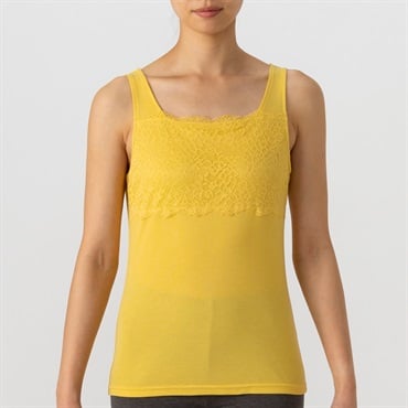 COOL 胸元レース付 タンクトップ レディス トップバリュ PEACE FIT(ピースフィット)(コイキイロ-2XL)
