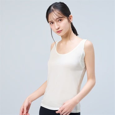COOL 汗取りパッド付 タンクトップ レディス トップバリュ PEACE FIT(ピースフィット)