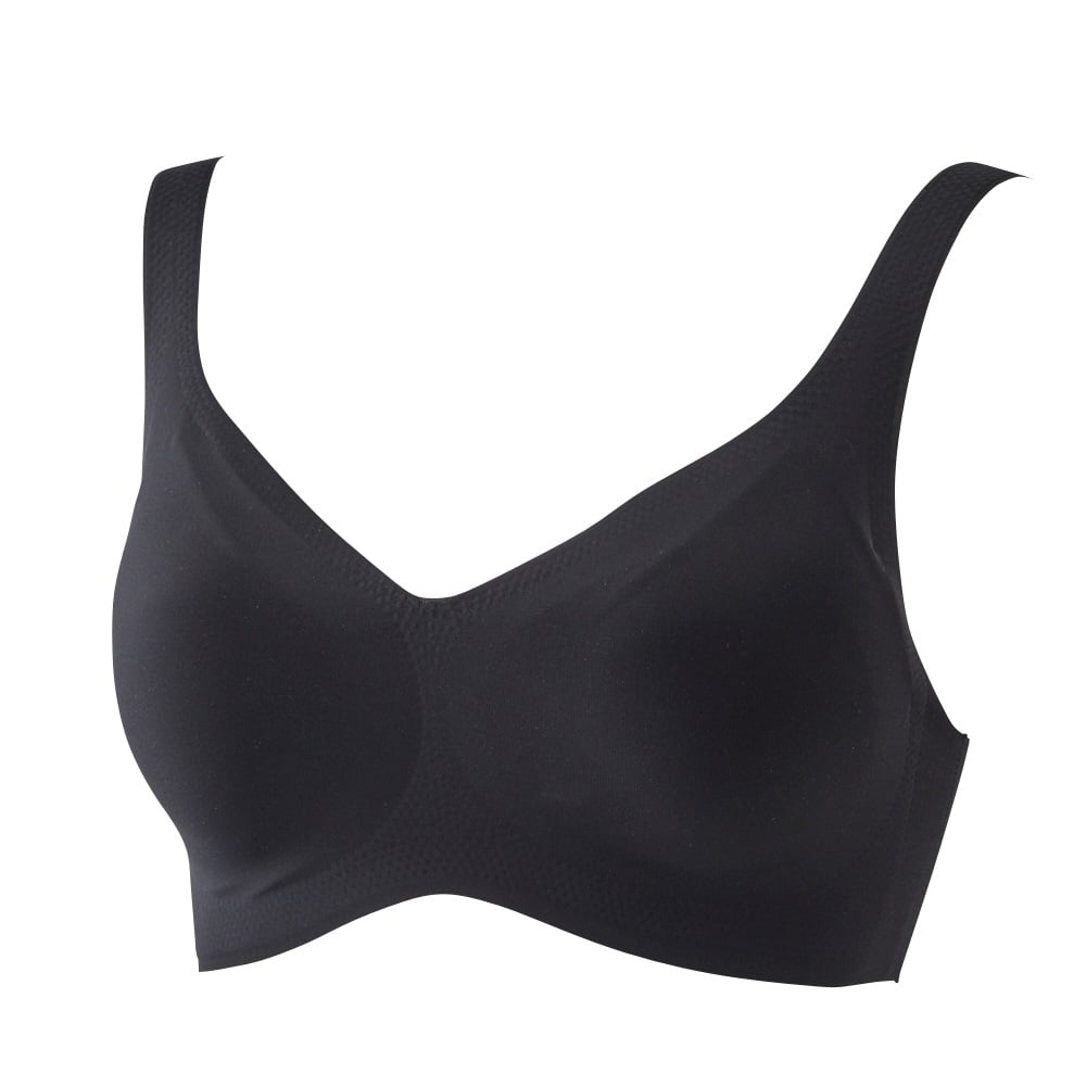 ひびきにくい ハーフトップブラジャータイプ レディス トップバリュ Mirai Beauty(ミライビューティ)(クロ-XL)