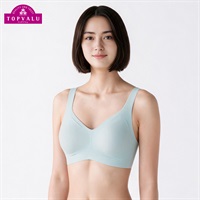 ひびきにくい ハーフトップブラジャータイプ レディス トップバリュ Mirai Beauty(ミライビューティ)(Ａウスミドリ-M)