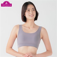 しめつけからの解放 よくのびーるハーフトップ レディス トップバリュ Mirai Beauty(ミライビューティ)(アオ-S-L)