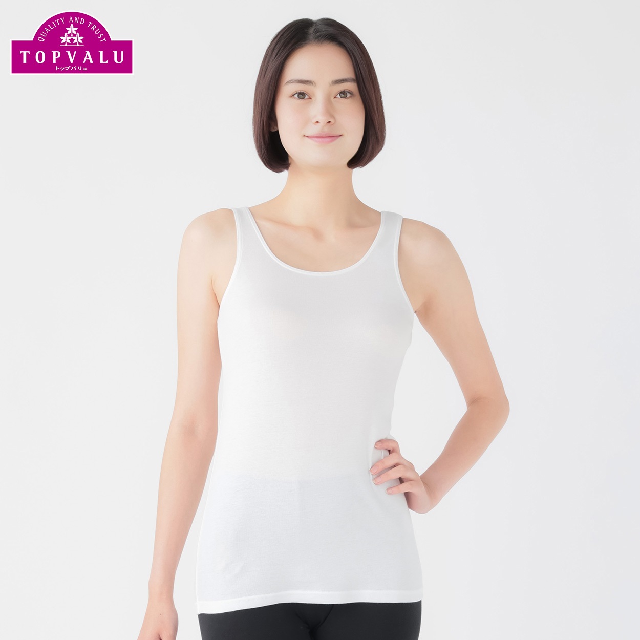 WARMコットン タンクトップ レディス トップバリュ PEACE FIT(ピースフィット)(オフ-M)