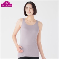 WARMコットン タンクトップ レディス トップバリュ PEACE FIT(ピースフィット)(ウスムラサキ-S)