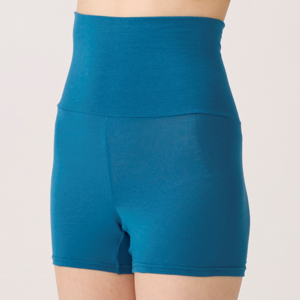 WARMコットン ハラマキ付ボトム レディス トップバリュ PEACE FIT(ピースフィット)(アオ-L)
