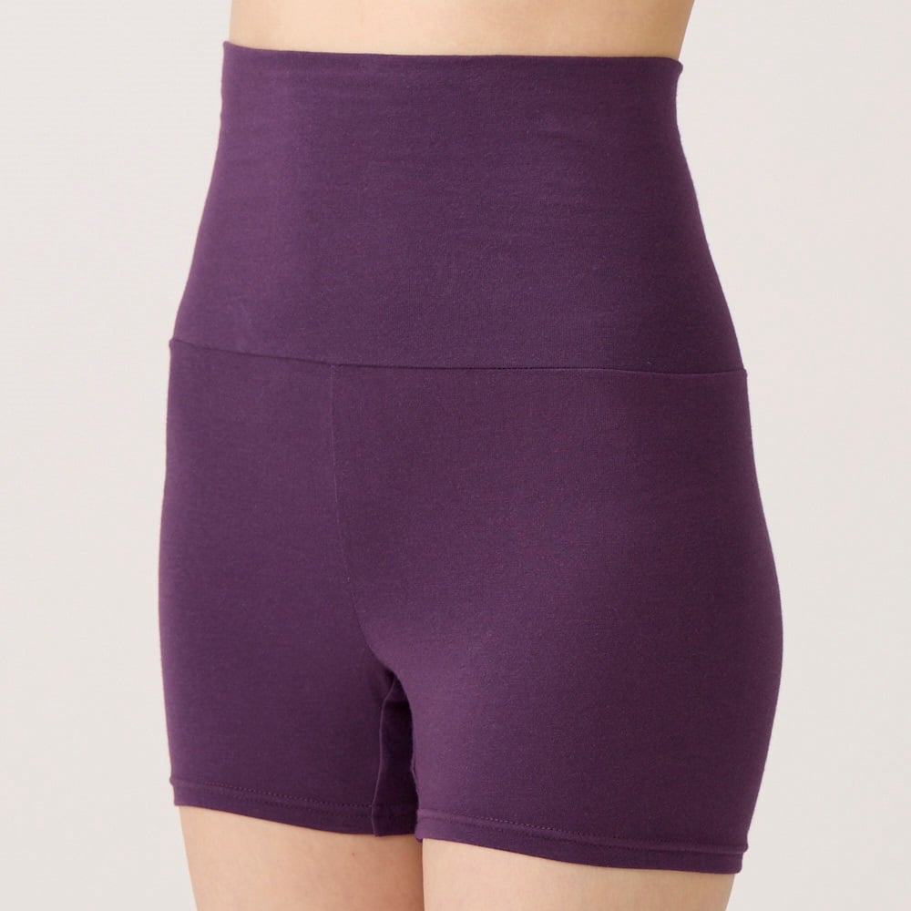 WARMコットン ハラマキ付ボトム レディス トップバリュ PEACE FIT(ピースフィット)(ムラサキ-L)