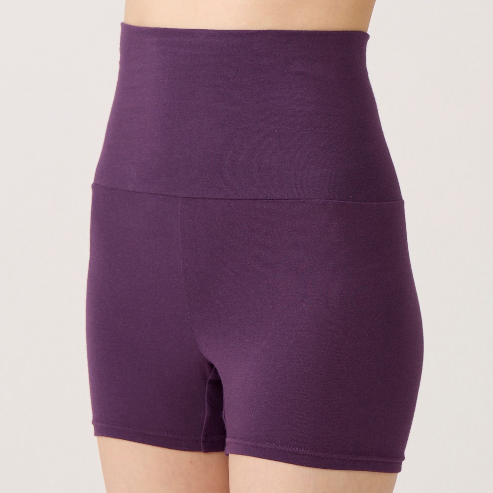 WARMコットン ハラマキ付ボトム レディス トップバリュ PEACE FIT(ピースフィット)(ムラサキ-XL)