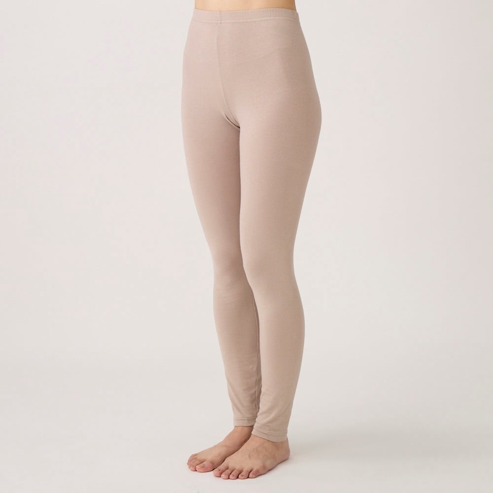 WARMコットン 10分丈ボトム レディス トップバリュ PEACE FIT(ピースフィット)(ベ－ジュ-L)