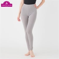 WARMコットン 10分丈ボトム レディス トップバリュ PEACE FIT(ピースフィット)(グレー-S)