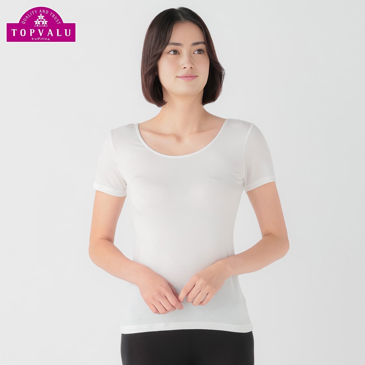 WARM 3分袖 レディス トップバリュ PEACE FIT(ピースフィット)(オフ-L)