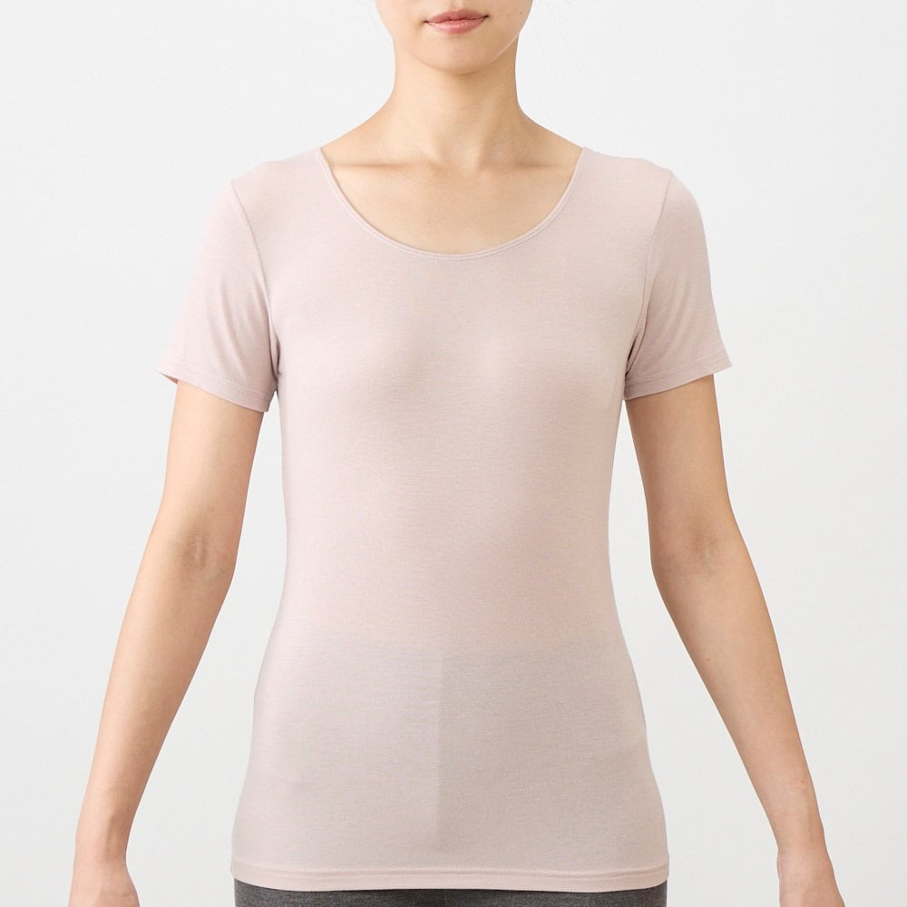 WARM 3分袖 レディス トップバリュ PEACE FIT(ピースフィット)(コイピンク-S)