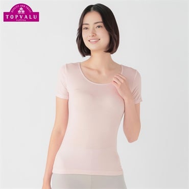 WARM 3分袖 レディス トップバリュ PEACE FIT(ピースフィット)(ウスアカ-S)