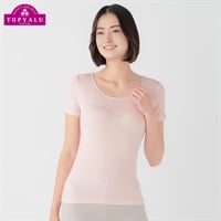 WARM 3分袖 レディス トップバリュ PEACE FIT(ピースフィット)(ウスアカ-S)