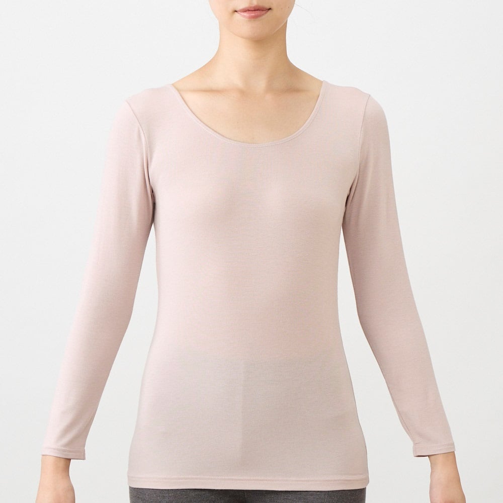 WARM 8分袖 レディス トップバリュ PEACE FIT(ピースフィット)(コイピンク-L)