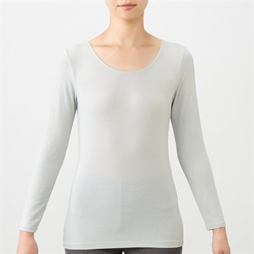 WARM 8分袖 レディス トップバリュ PEACE FIT(ピースフィット)(Ａウスアオ-S)