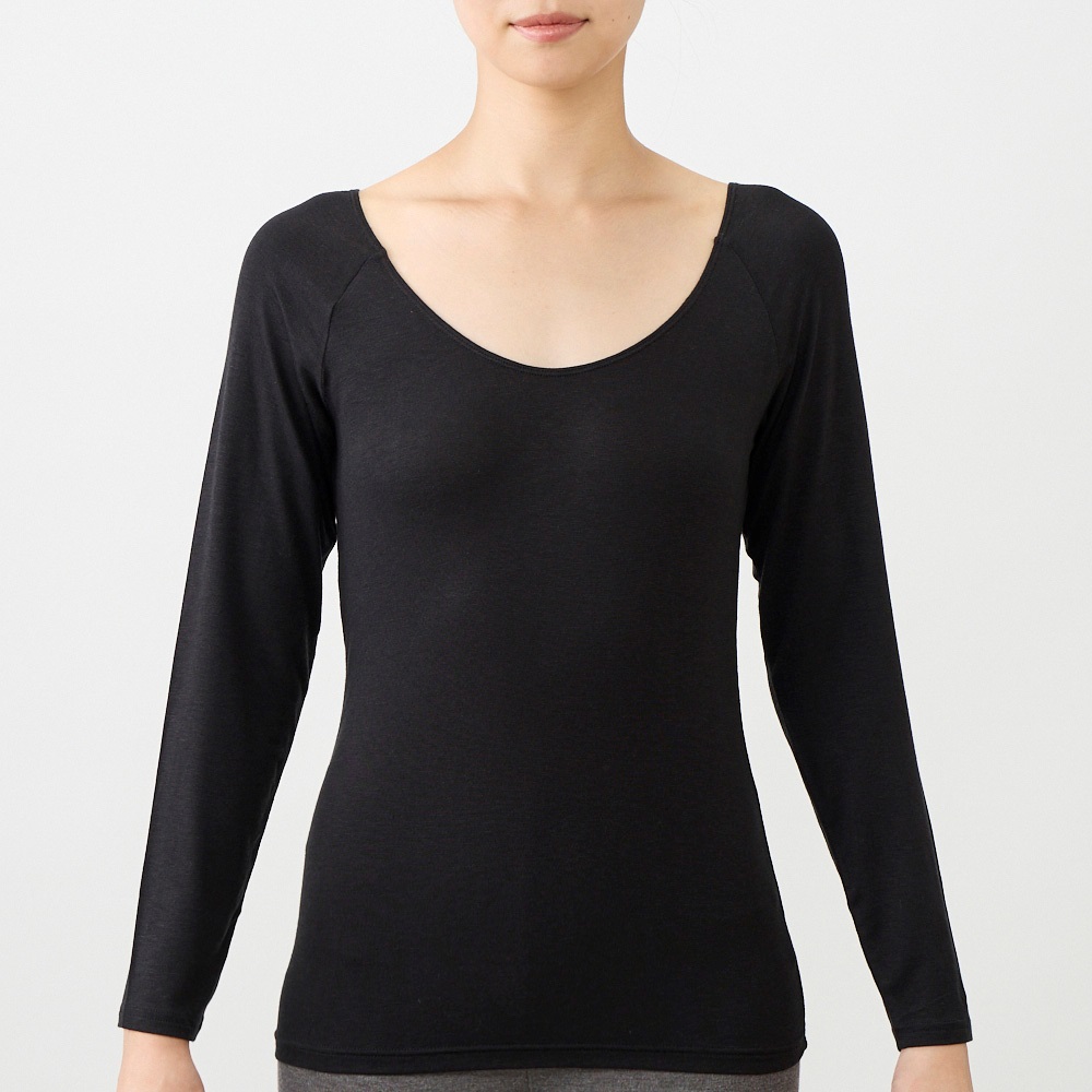 WARM 8分袖（衿広め） レディス トップバリュ PEACE FIT(ピース 