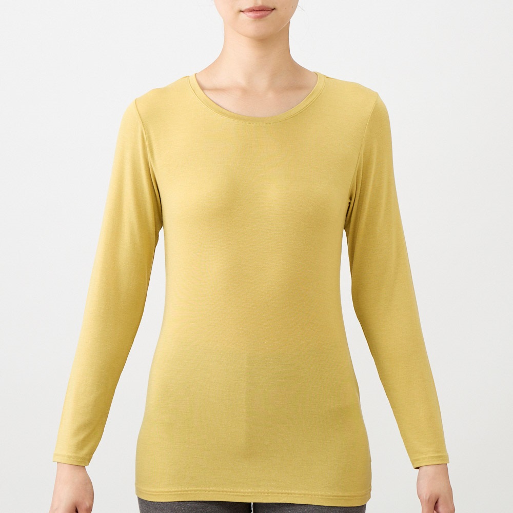 WARM 長袖Tシャツ レディス トップバリュ PEACE FIT(ピースフィット)(コイキイロ-XL)